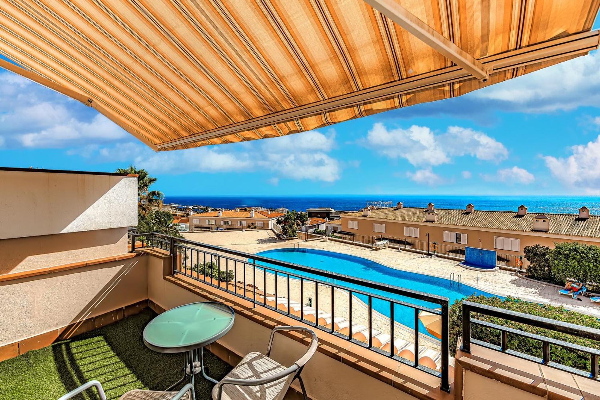 Spacious Ocean View Family Townhouse Puerto de Santiago  Exteriör bild